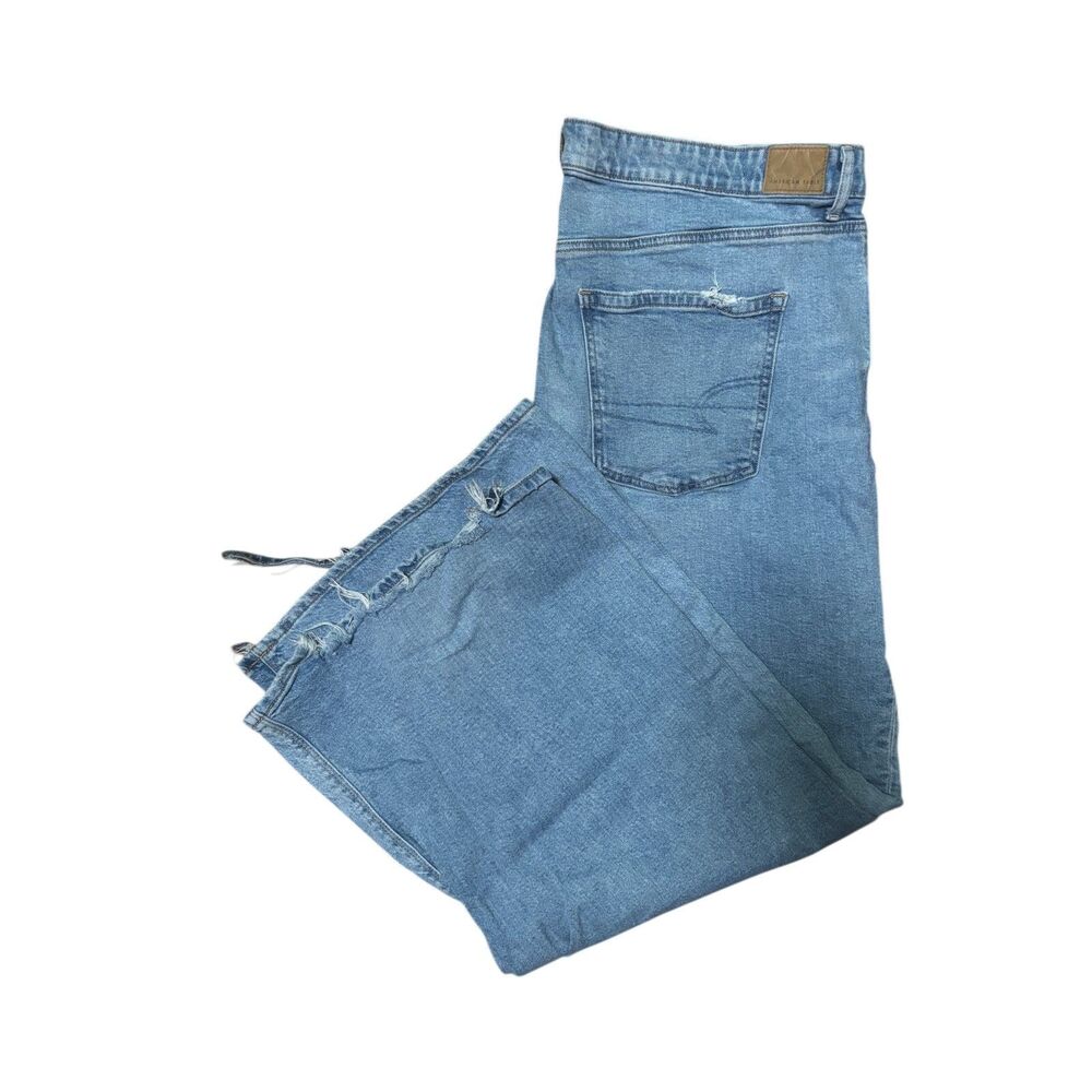 AE Strigid Super High-Waisted Ultra Wide-Leg Jeans 20